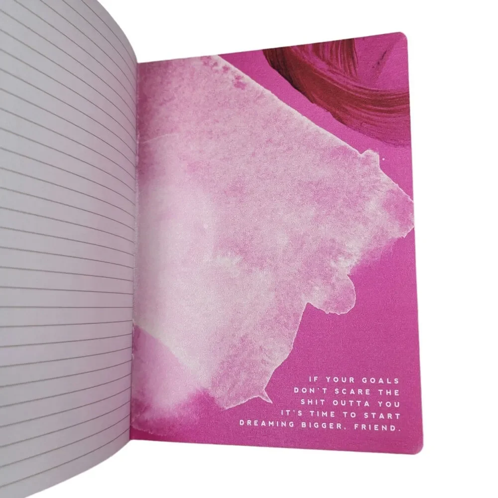 The Journal of Big Ass Goals Notebook Kitty Meow Boutique Motivational Gift